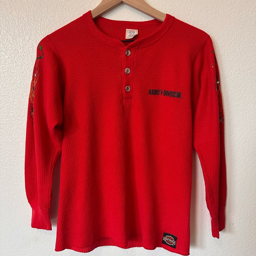 Vintage Harley Davidson, thermal size large